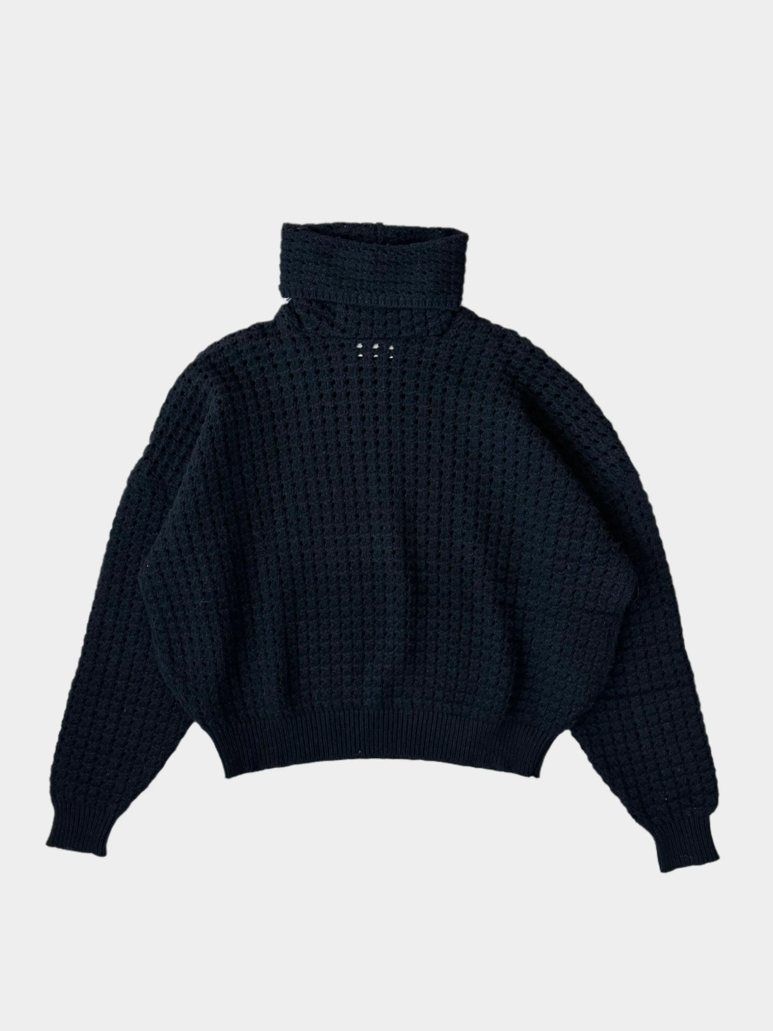 Turtleneck Mesh Jumper