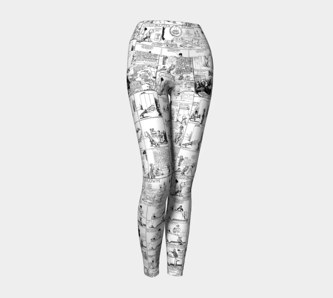 Vintage Comics Yoga Leggings