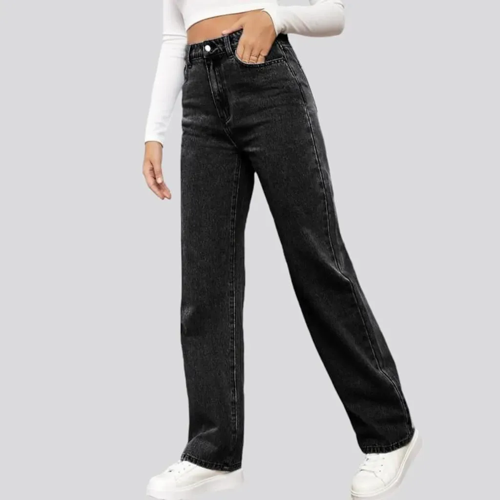 Vintage stonewashed jeans
 for ladies