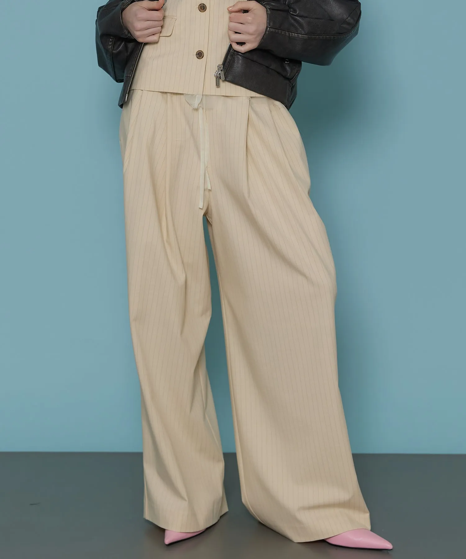 Waist Sheer Easy Pants