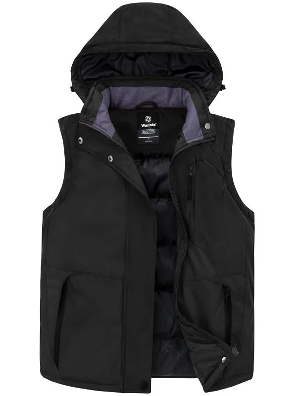 Women's Waterproof Winter Puffer Vest Insulated Gilet Eco-friendly Fabrics