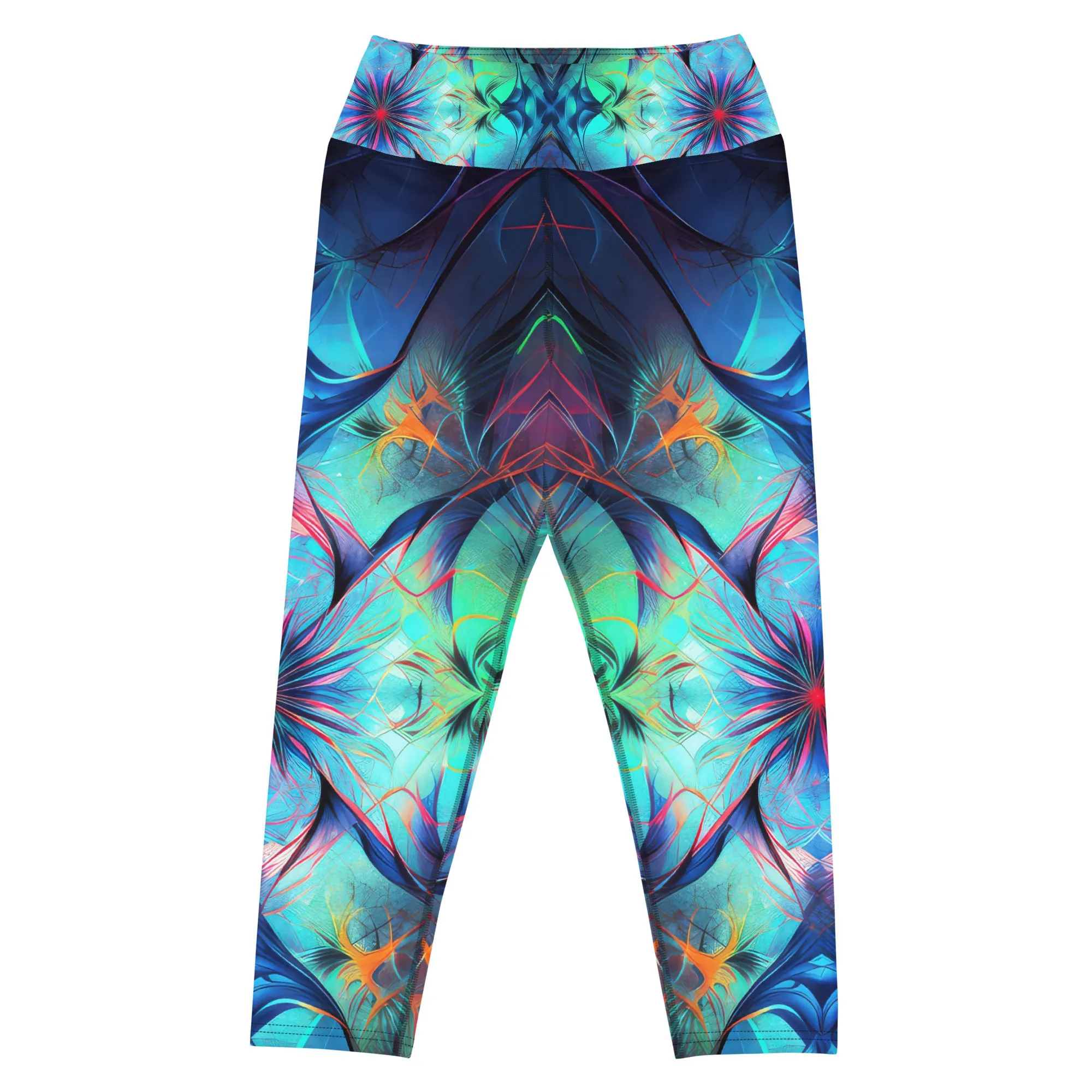 Yoga Capri Leggings Fractal Beauty