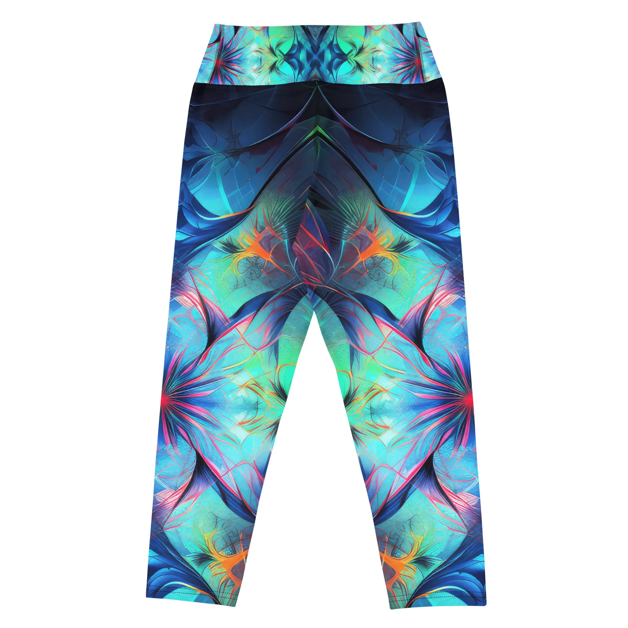 Yoga Capri Leggings Fractal Beauty